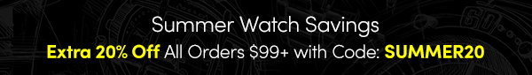 Extra 20% Off All Orders $99+ with Code: SUMMER20 at Checkout