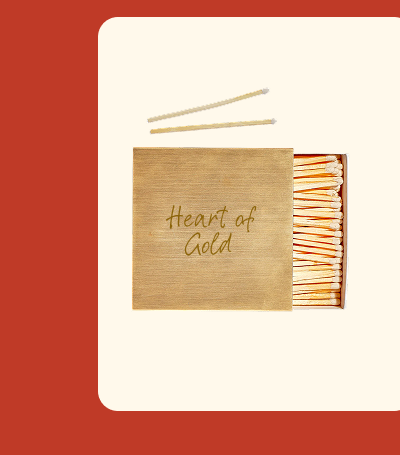 Handwritten Brass Matchbox