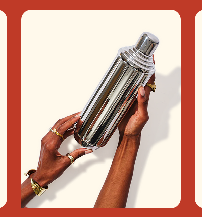 Fluted Cocktail Shaker