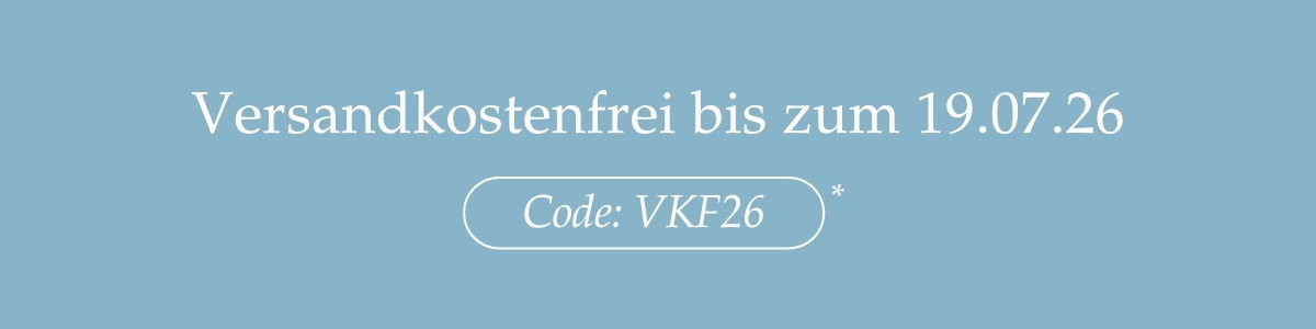 Versandkostenfrei – nur bis zum 19.07.26