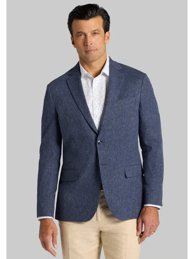 Jos. A. Bank Tailored Comfort Stretch Fit Linen Blend  Sportcoat