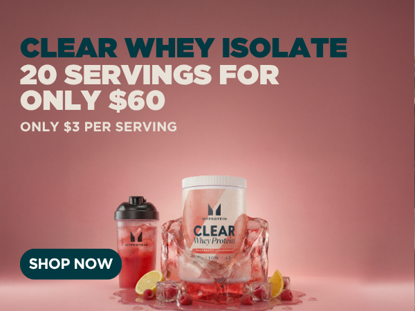 clear protein for $60