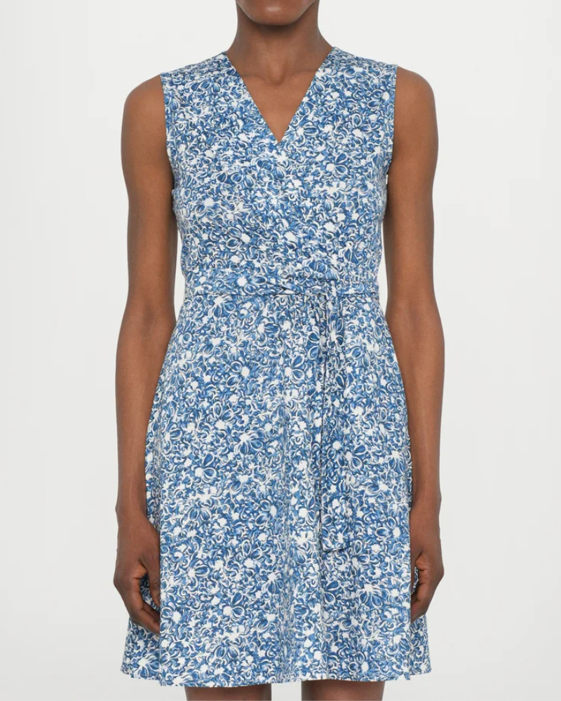 Weekend Max Mara Osiris blue dress at Century 21 NYC