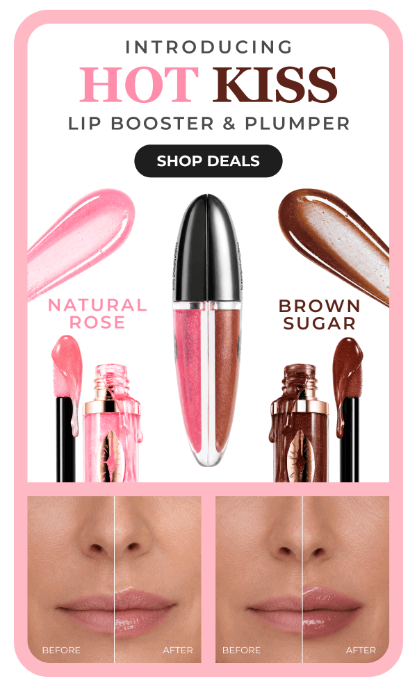 INTRODUCING HOT KISS LIP PLUMPER: Hydrates and plumps for the perfect pout!