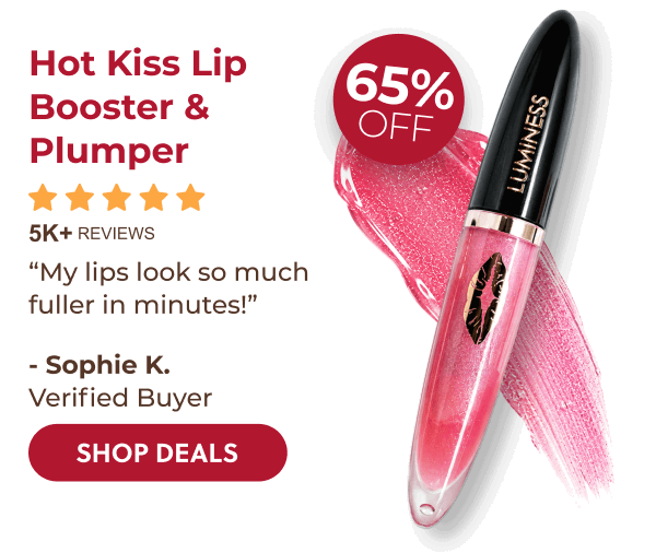 HOT KISS LIP PLUMPER: Plump and hydrate your lips with a glossy finish that lasts through every celebration.