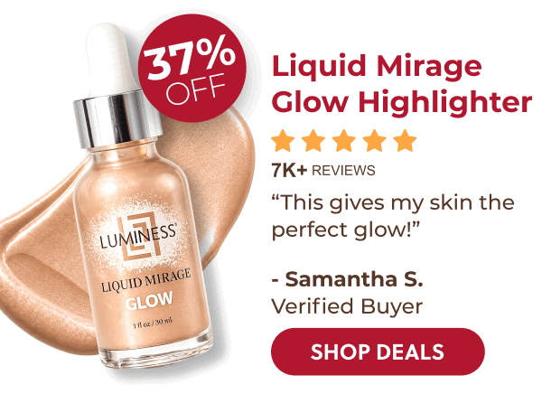 LIQUID MIRAGE GLOW HIGHLIGHTER: Create the perfect radiant base before the festivities begin.