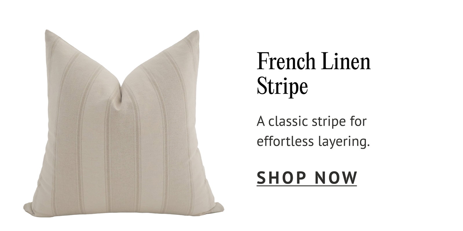 French Linen Stripe