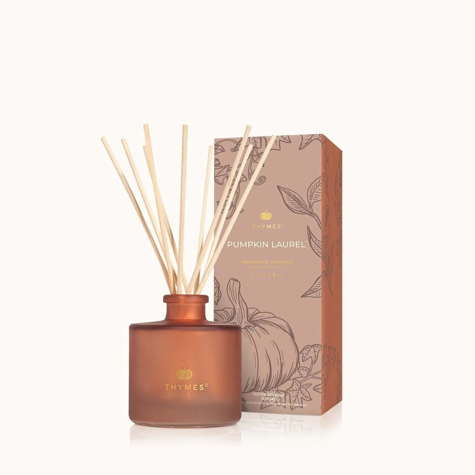 Image of Pumpkin Laurel Petite Reed Diffuser