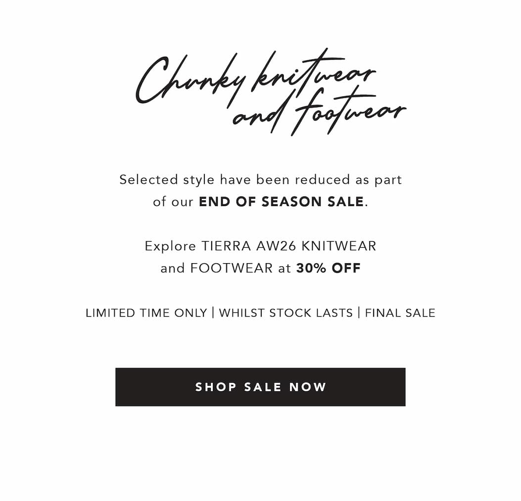 Shop End of Season Sale