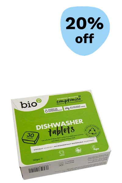 20% off Bio-D Dishwasher Tablets (Pack of 30)