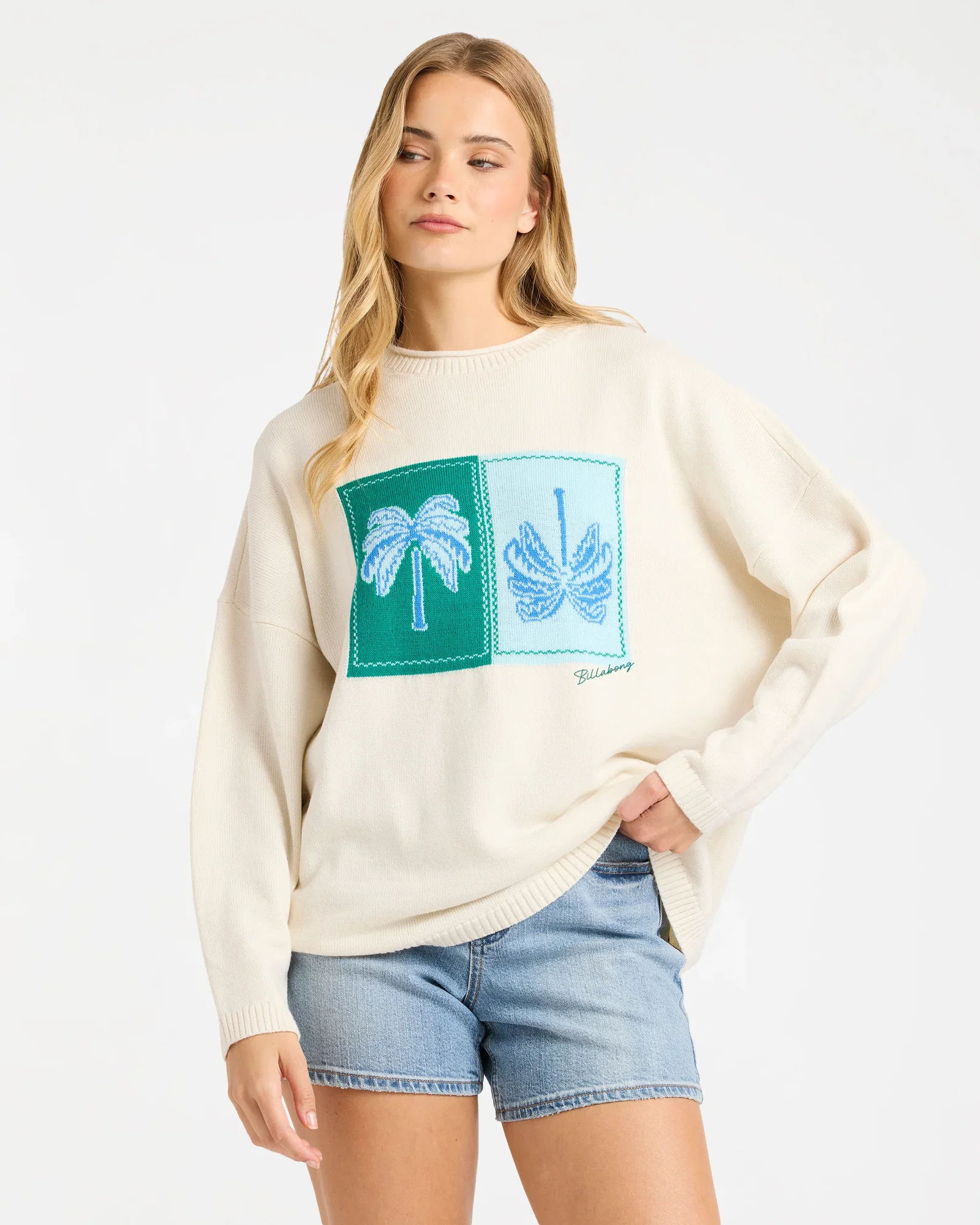 Womens Double Take Sweater
