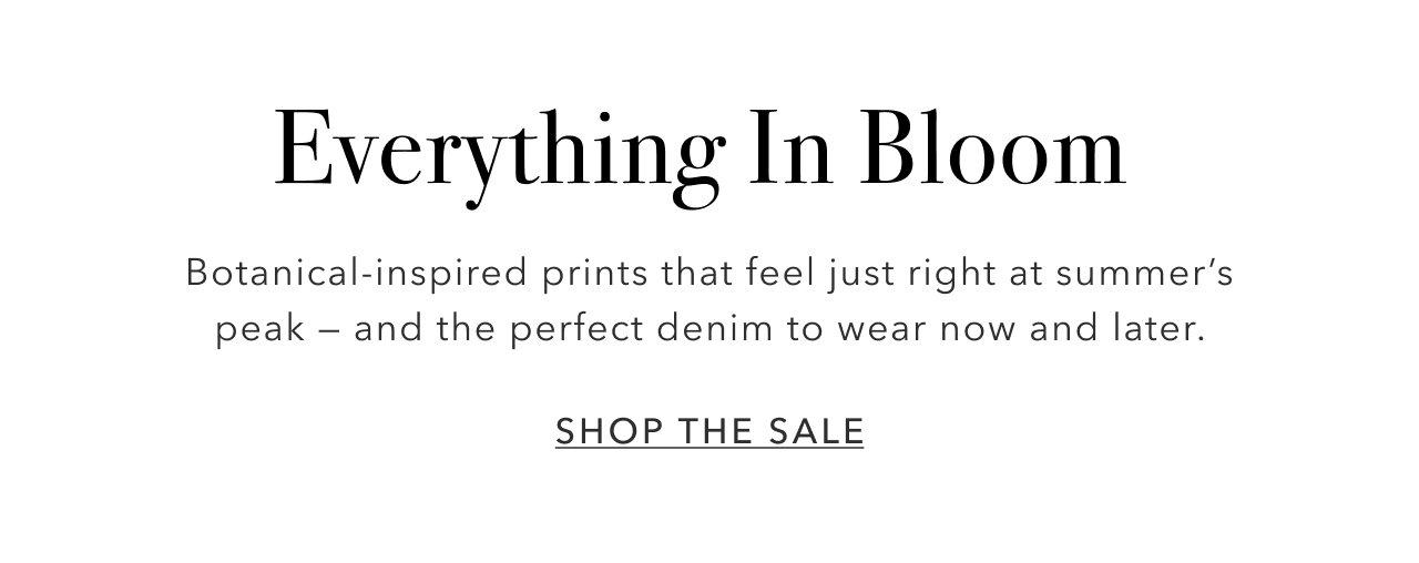 EVERYTHING IN BLOOM SHOP THE SALE