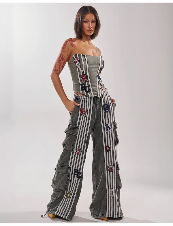 ROCK AND ROLL WIDE LEG JOGGER