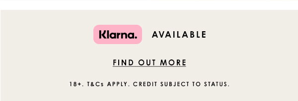 Klarna Available 