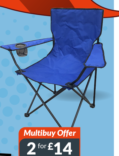 active sport sports chair. multibuy offer - 2 for £14 or £9.99 each