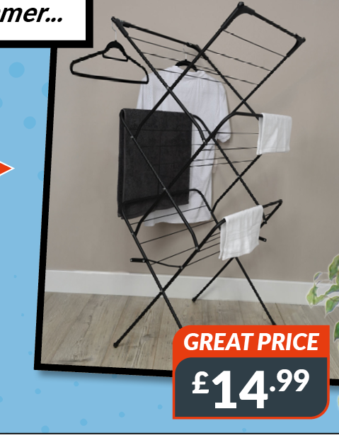 My Home Premium Three Tier Airer. great price - £14.99