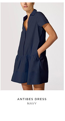Antibes Dress in Navy