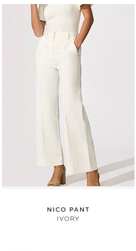 Nico Pant in Ivory