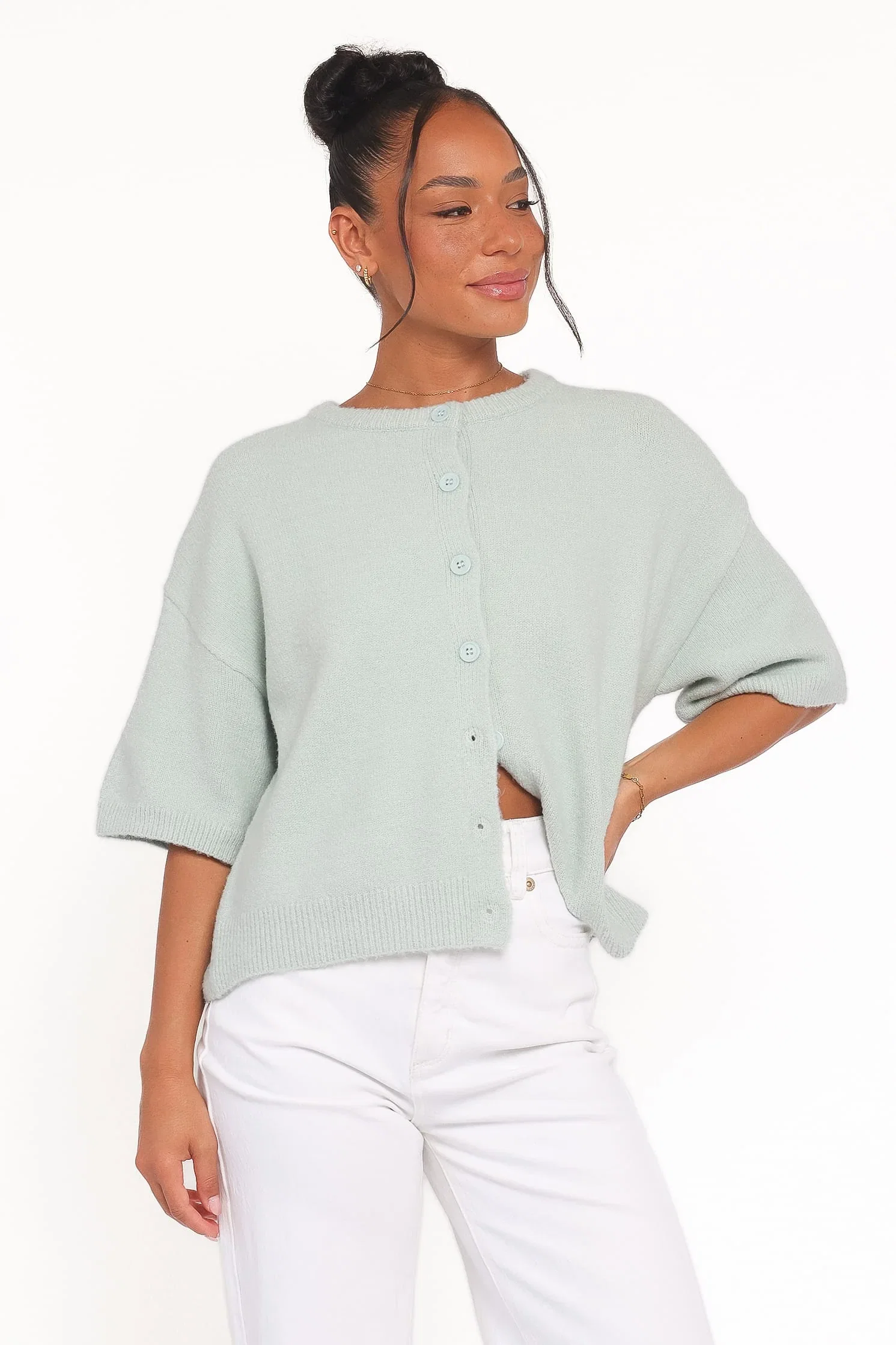 Image of Lilith Knit Top - Sage