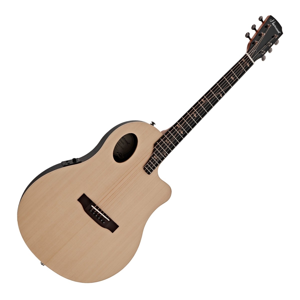 Hartwood Sonata Roundback Electro-Acoustic Guitar, Natural
