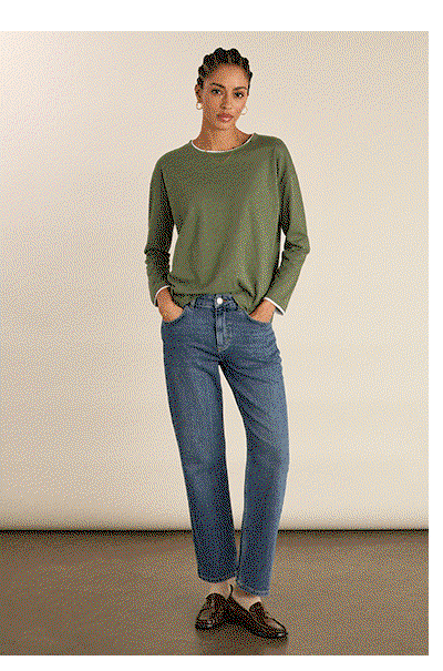 Alexandra Organic Cotton Relaxed Top