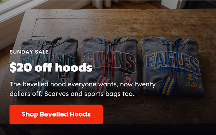 Hero Banner - $20 Off AFL Bevelled Hoods