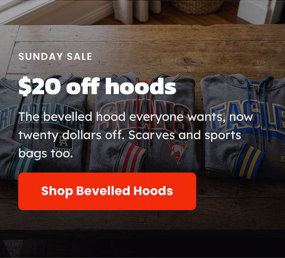 Hero Banner - $20 Off AFL Bevelled Hoods