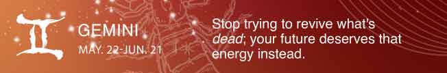 Stop trying to revive what's dead; your future deserves that energy instead.
