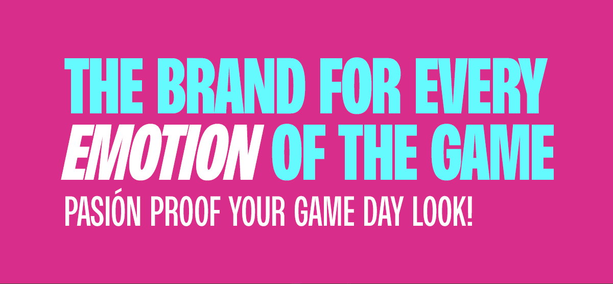 THE BRAND FOR EVERY EMOTION OF THE GAME. SHOP LIP I.V.
