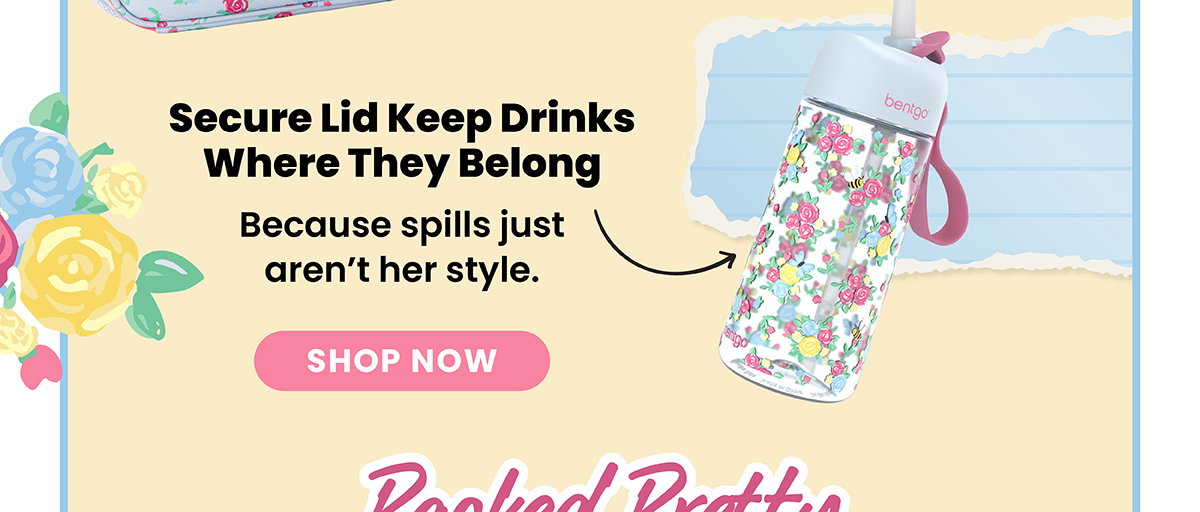 Secure Lid Keeps Drinks Where They Belong - Because Spills Just Aren't Her Style - Shop Now