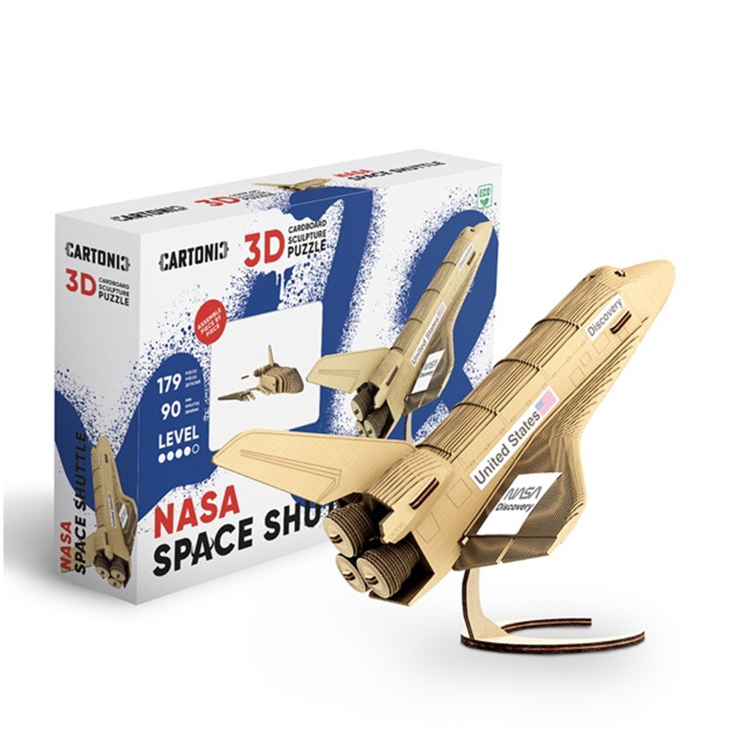 Image of NASA Space Shuttle 3D Cardboard Puzzle