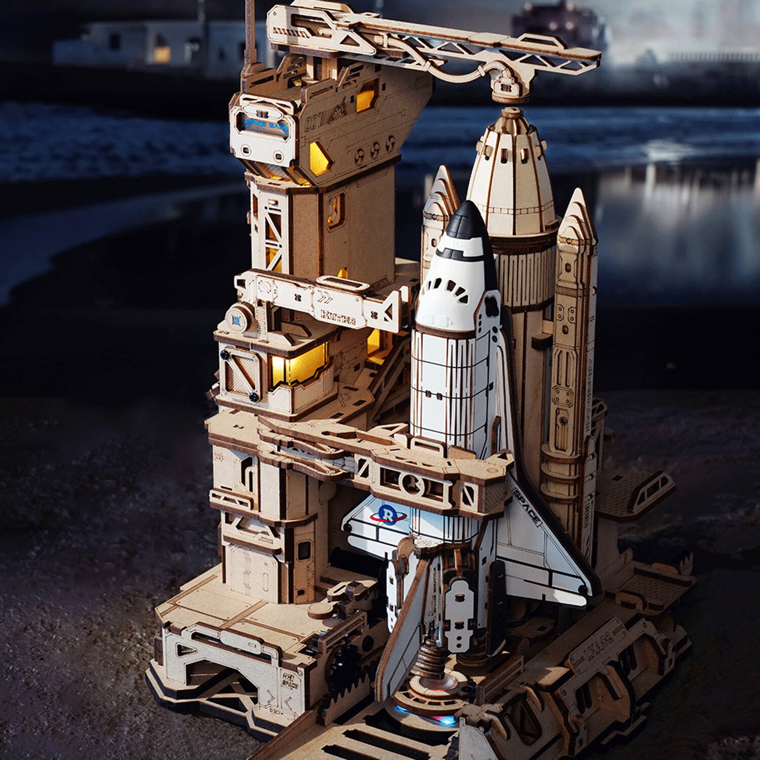 Image of ROKR Space Shuttle 3D Wooden Puzzle