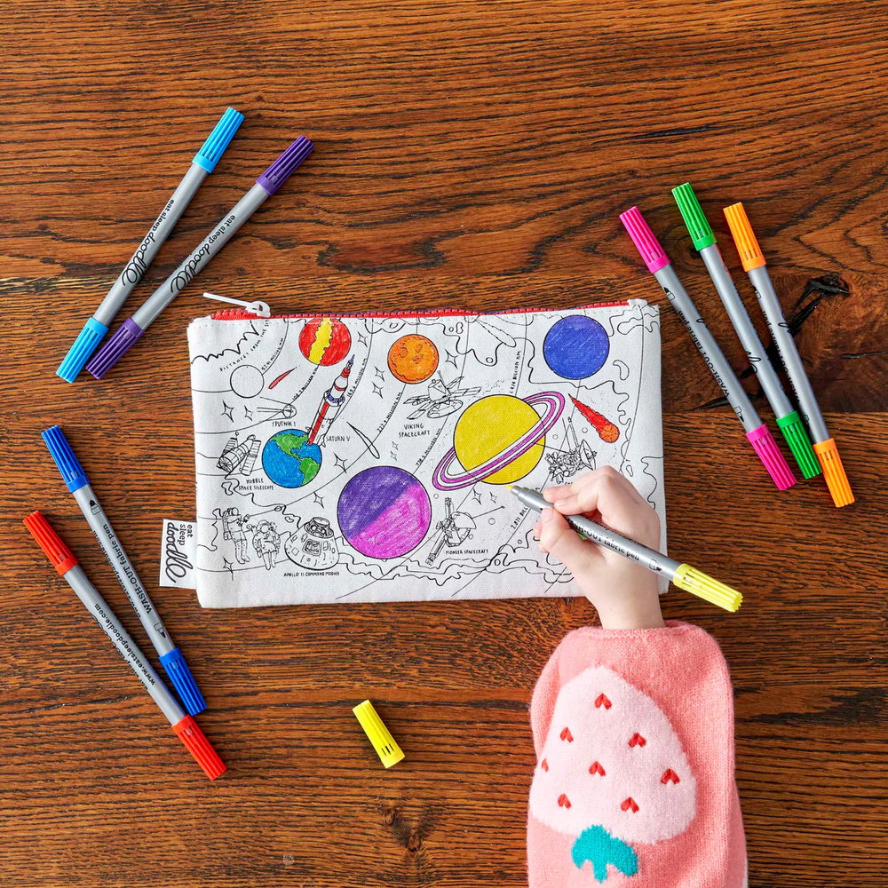 Image of Colour and Learn Space Explorer Pencil Case