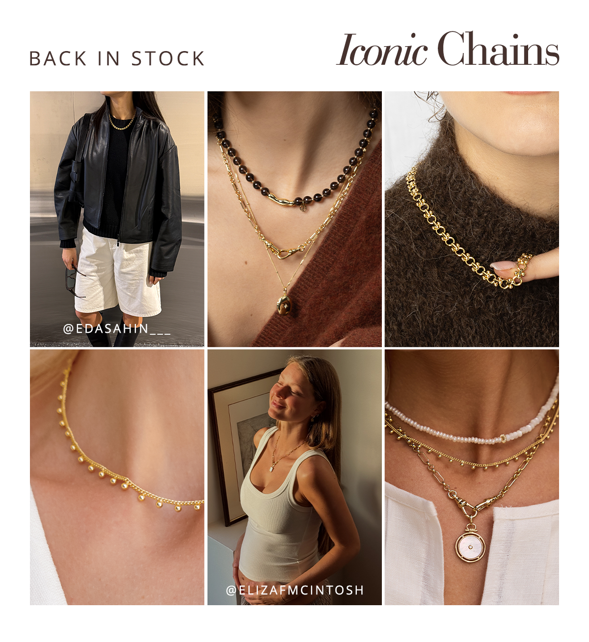 Iconic Chains Back In Stock