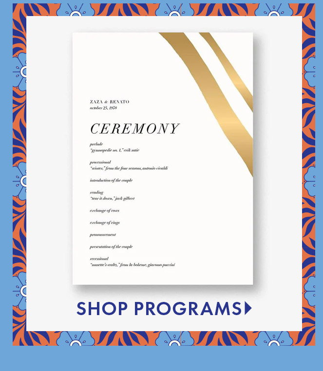 Wedding Programs