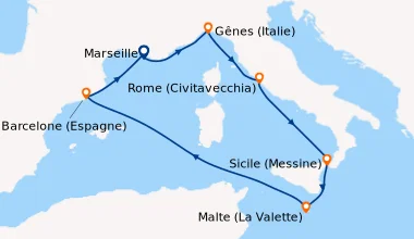 Carte itinéraire