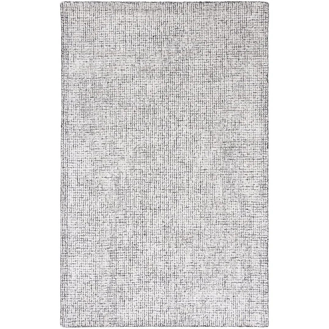Rowe Handmade Tufted Ivory/Black Area Rug