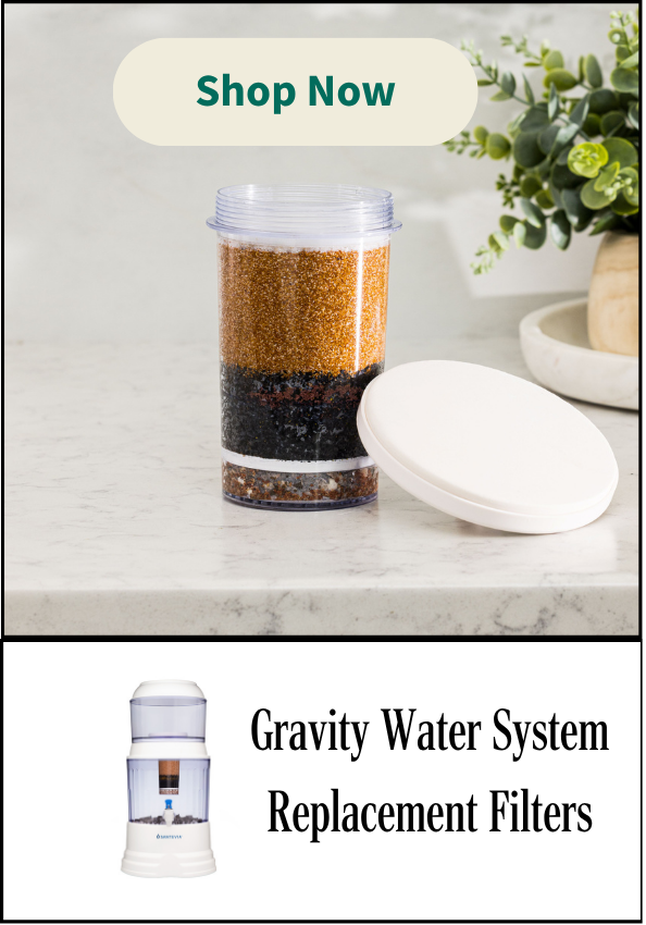 gravity water system filters