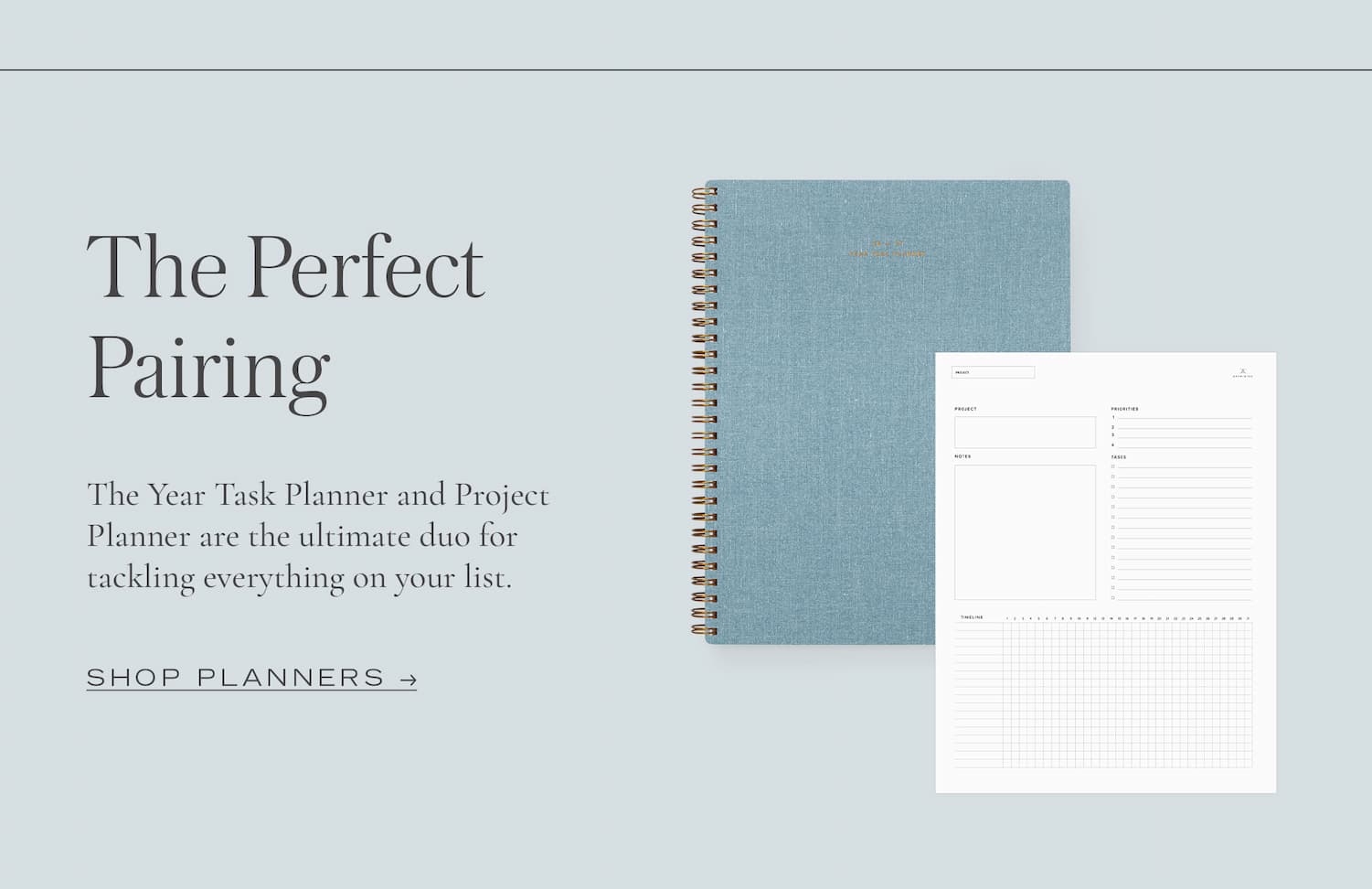 The Perfect Pairing: Shop Planners