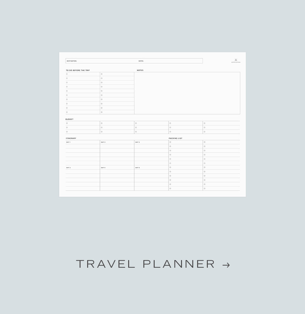 TRAVEL PLANNER