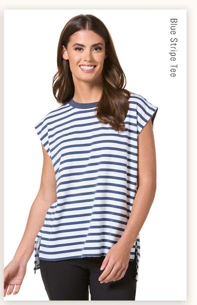 Shop Blue Stripe Tee