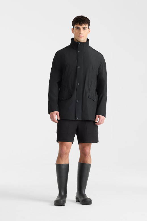LIONEL Medium-Length Rain Jacket