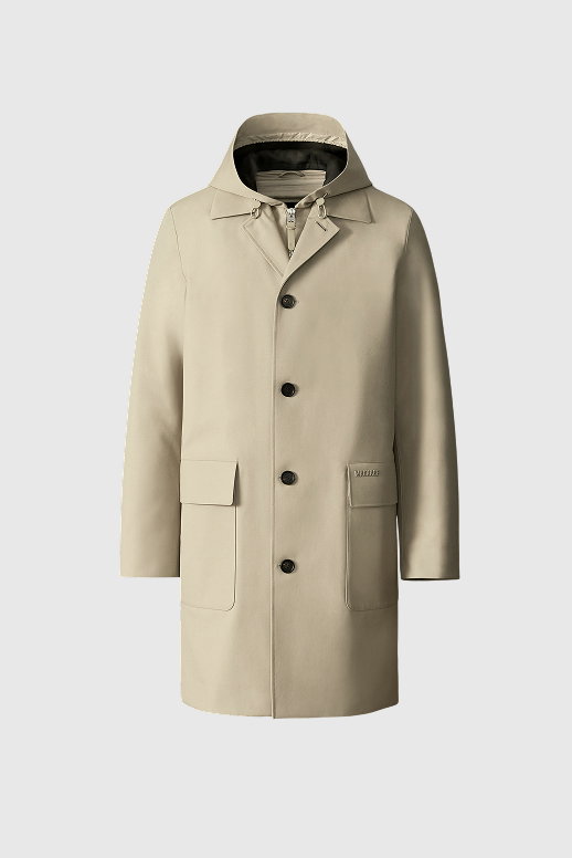 MATHIAS 3-in-1 Balmacaan Coat with Removable Down Liner