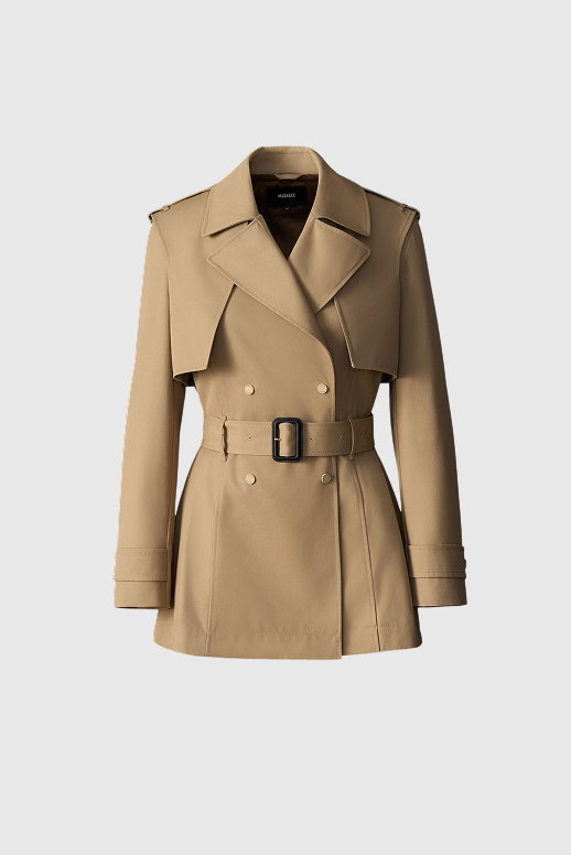ADVA Mid-Length Buckled Belt Trench