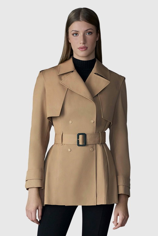 ADVA Mid-Length Buckled Belt Trench