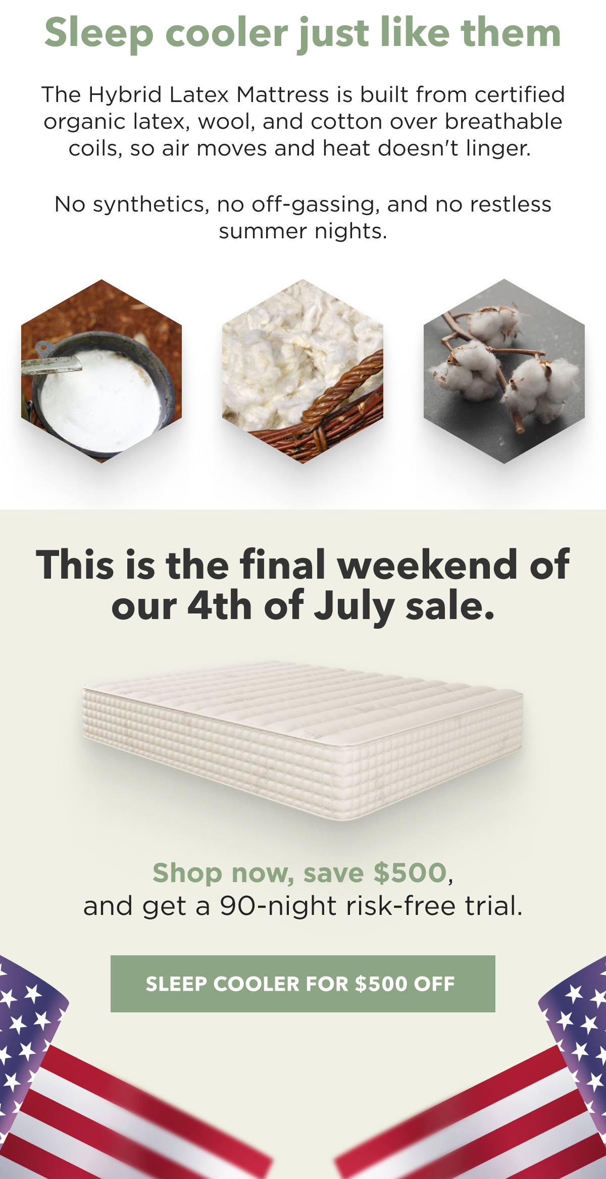 SLEEP COOLER FOR 500 OFF