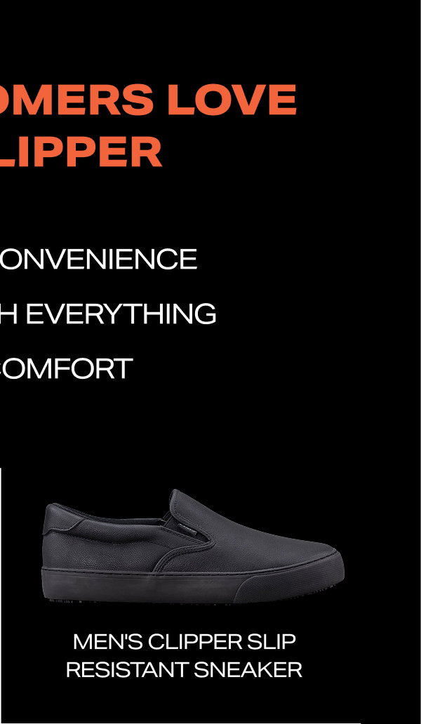 MEN'S CLIPPER SLIP RESISTANT SNEAKER