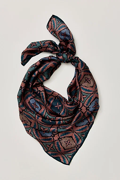 So Silk Printed Bandana