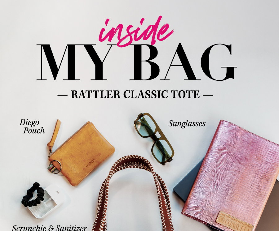 Inside my bag - Rattler Classic Tote