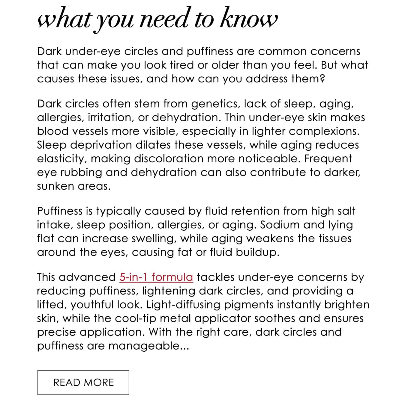 What you need to know